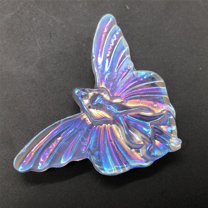 Olivenorma Electroplate Carved Fairy Butterfly Gemstone Decoration - image 7