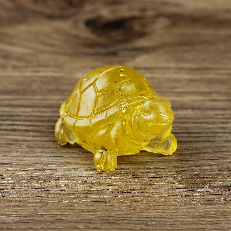 Olivenorma Cute Little Turtle Ornament Gemstone Decoration - Citrine - image 29