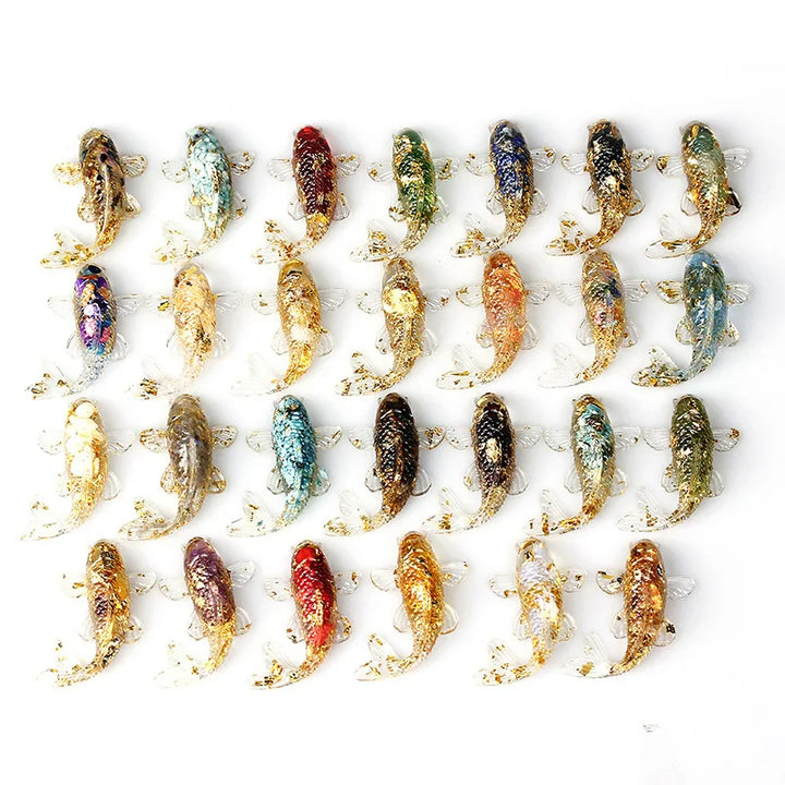 Olivenorma Ocean Harmony Crystal Fish Figurine Gemstone Decoration - image 40