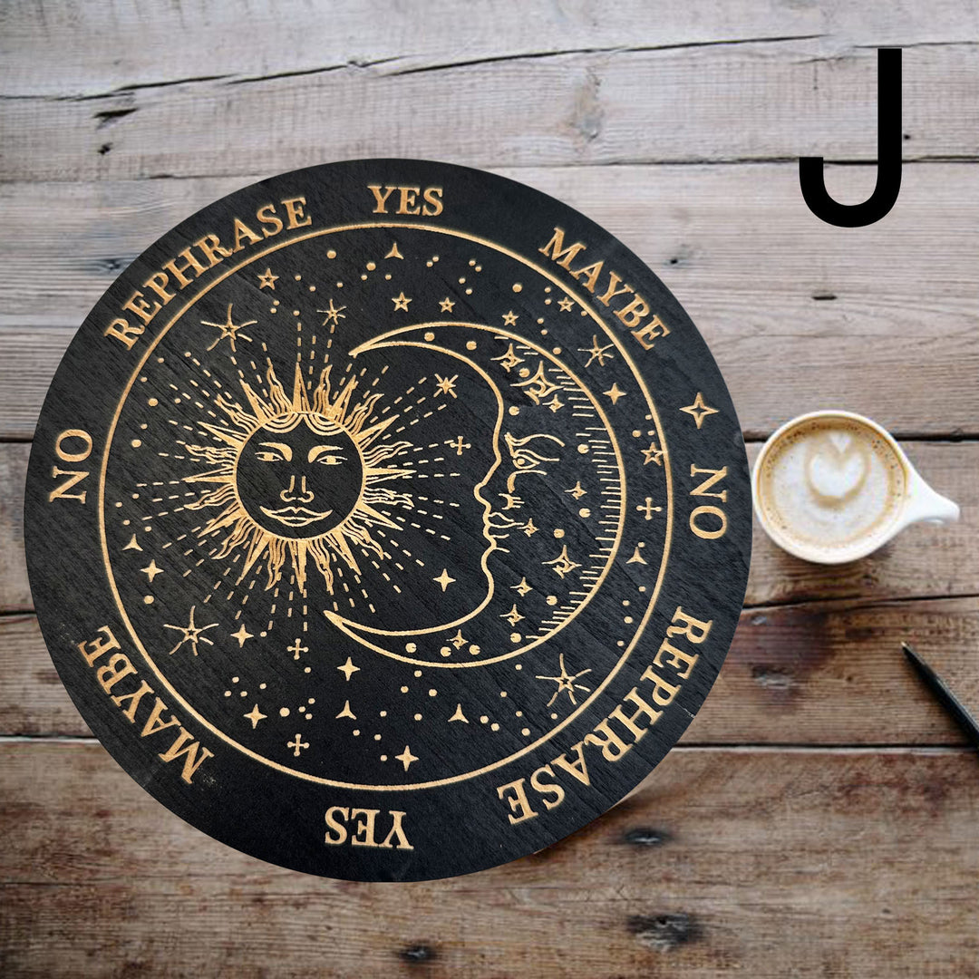 Olivenorma Wooden Energy Board Tarot Ornament Decoration - J - Medium - image 10