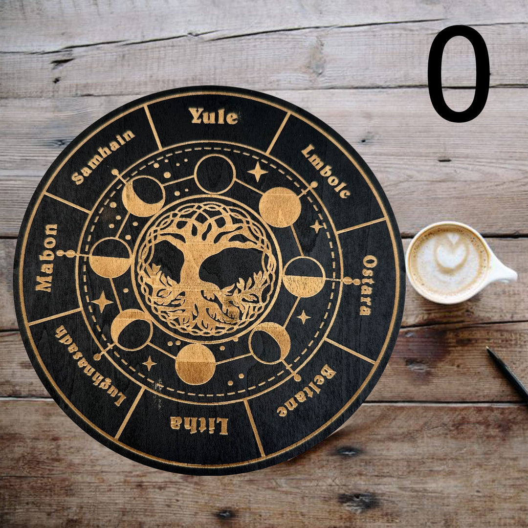 Olivenorma Wooden Energy Board Tarot Ornament Decoration - O - Small - image 15