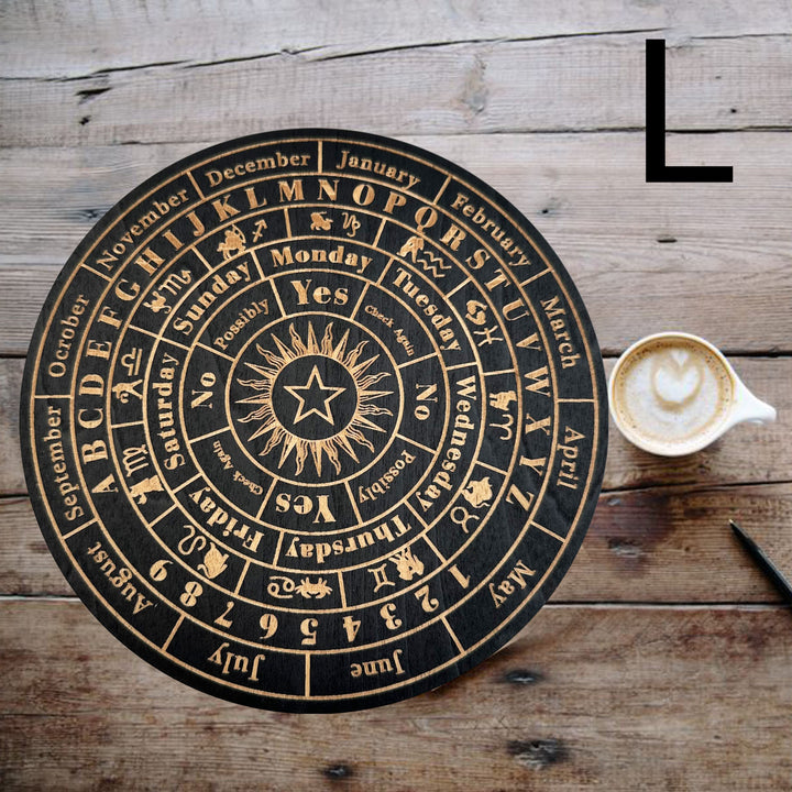 Olivenorma Wooden Energy Board Tarot Ornament Decoration - L - Small - image 12