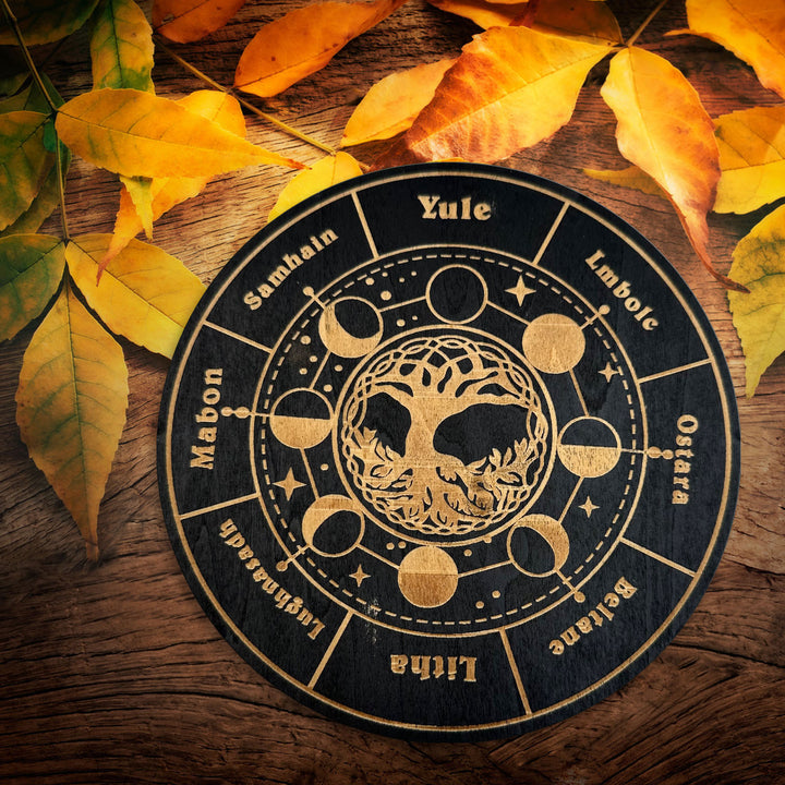 Olivenorma Wooden Energy Board Tarot Ornament Decoration - image 0