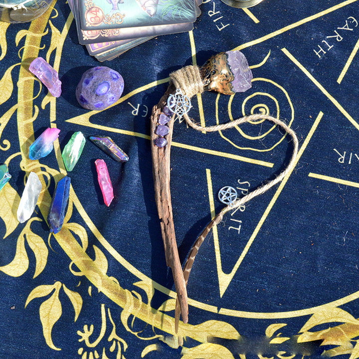 Olivenorma Weird Branches Celtic Knot Accessories Witch Crystal Wands - Amethyst - image 5