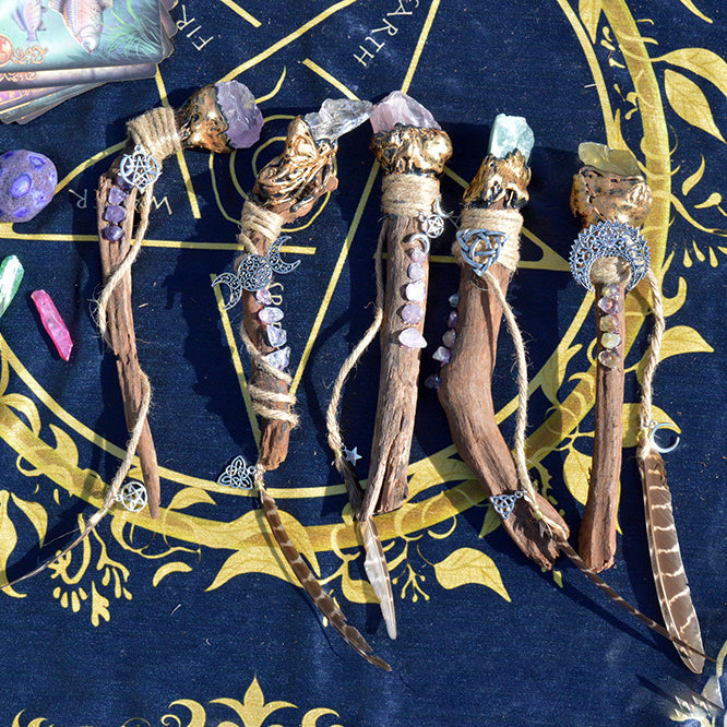 Olivenorma Weird Branches Celtic Knot Accessories Witch Crystal Wands - image 0
