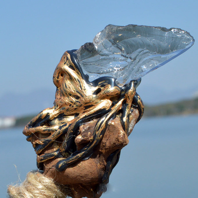 Olivenorma Weird Branches Celtic Knot Accessories Witch Crystal Wands - image 3