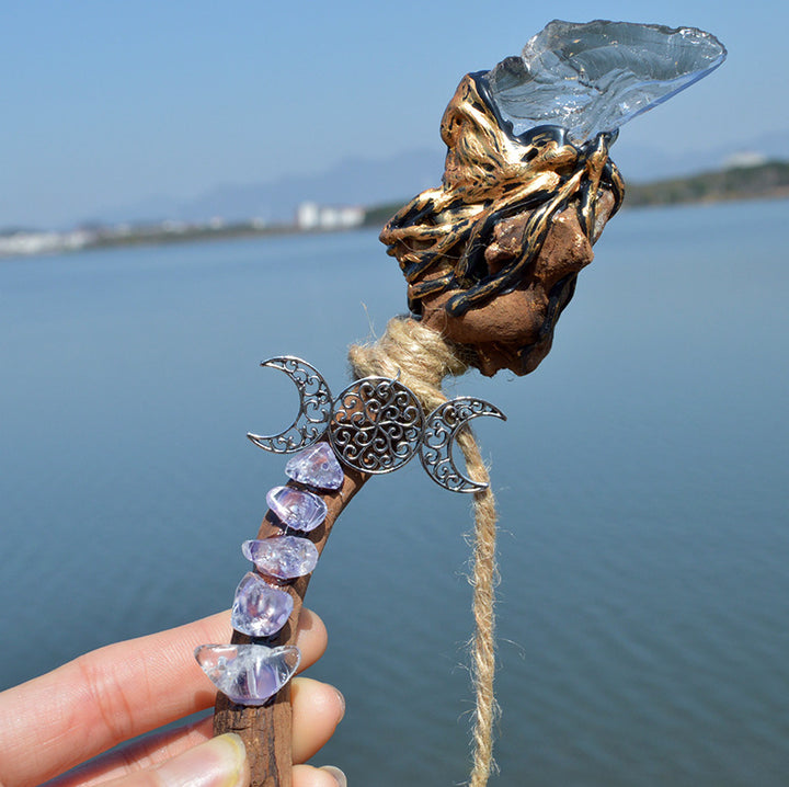 Olivenorma Weird Branches Celtic Knot Accessories Witch Crystal Wands - image 2