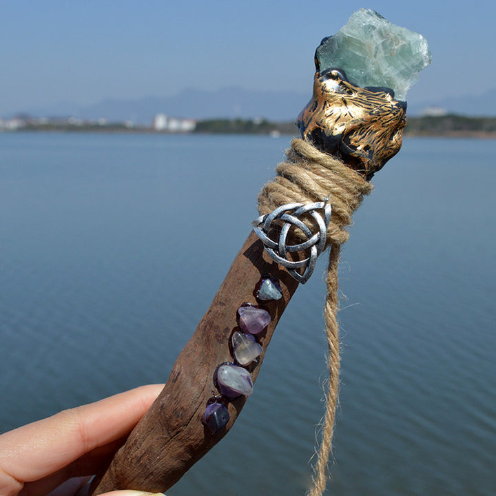 Olivenorma Weird Branches Celtic Knot Accessories Witch Crystal Wands - image 17