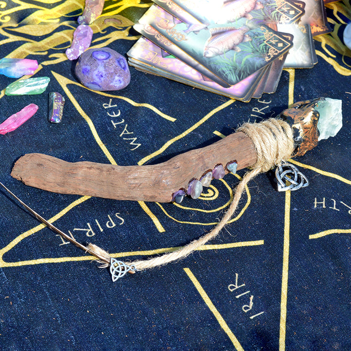 Olivenorma Weird Branches Celtic Knot Accessories Witch Crystal Wands - Fluorite - image 16