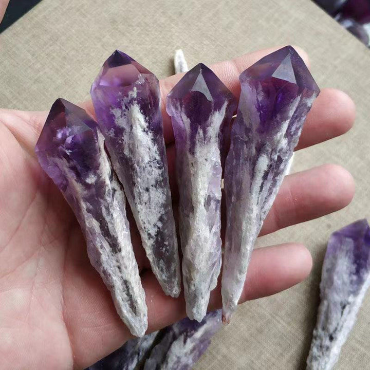 Olivenorma Natural Raw Amethyst Crystal Wands - image 1