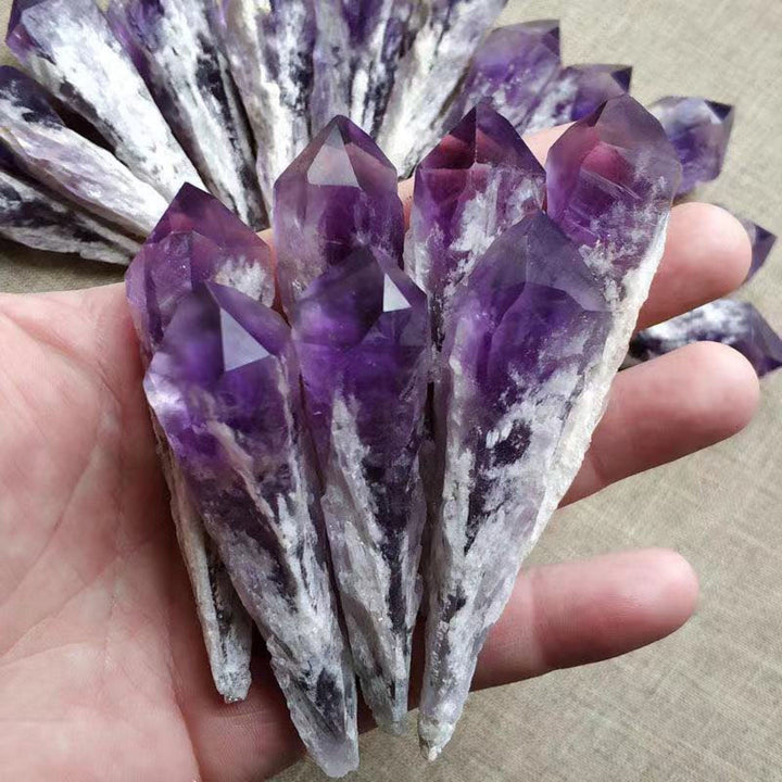 Olivenorma Natural Raw Amethyst Crystal Wands - image 2