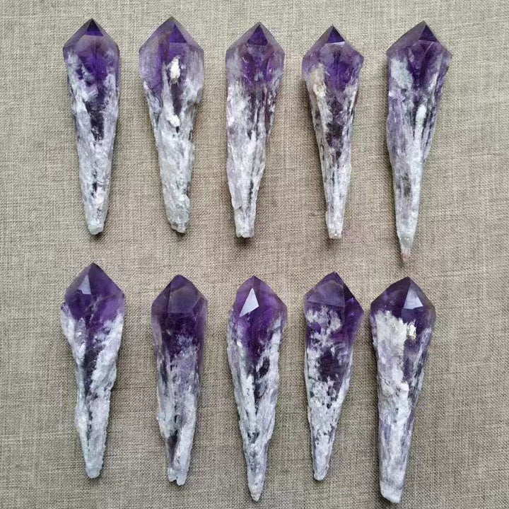 Olivenorma Natural Raw Amethyst Crystal Wands - image 3