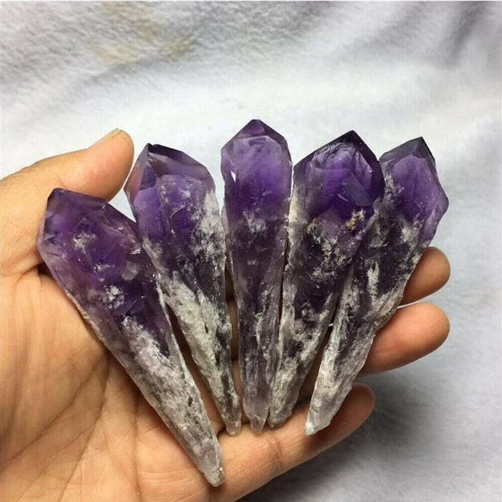 Olivenorma Natural Raw Amethyst Crystal Wands - image 5