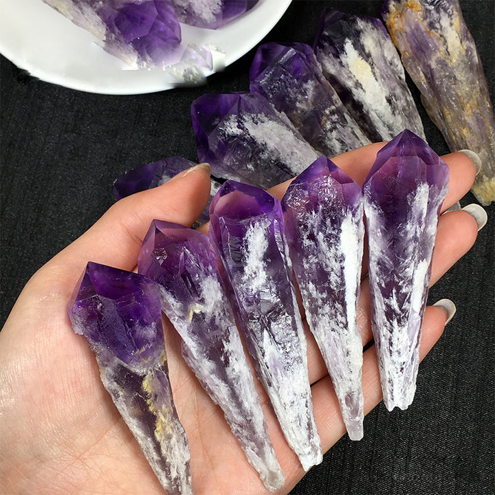 Olivenorma Natural Raw Amethyst Crystal Wands - image 10