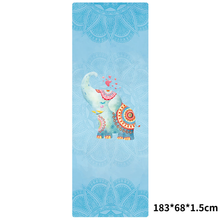 Olivenorma Suede Rubber Thin And Convenient Yoga Towel Mat  - Baby Elephant(183*68*0.15cm) - image 11