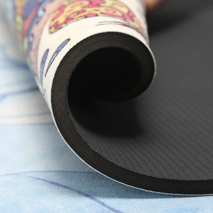 Olivenorma "Om Sea of Flowers" Round 60cm Meditation Yoga Mat - image 9