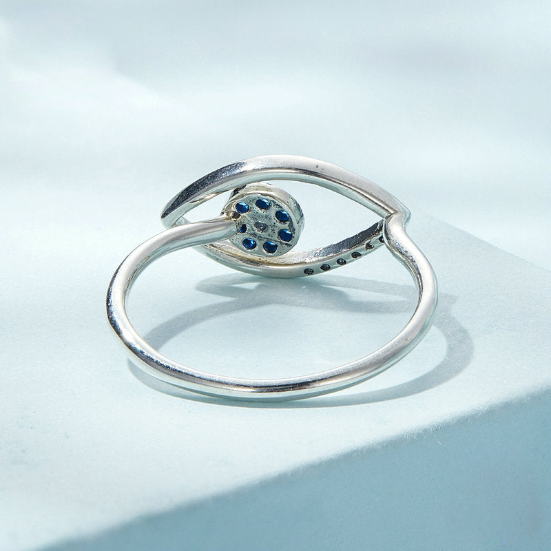 Olivenorma Sterling Silver S925 Evil Eye Adjustable Ring - image 4