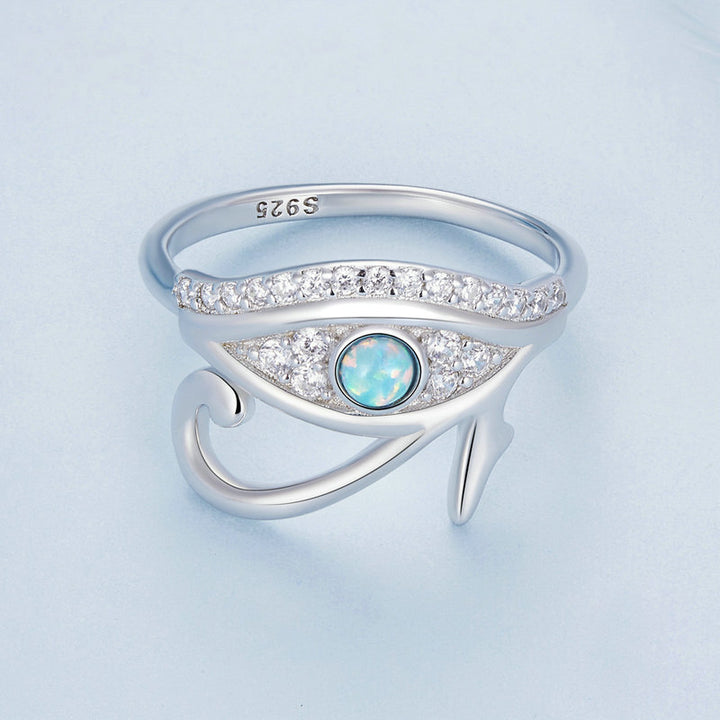 Olivenorma Sterling Silver S925 Eye Of Horus Ring - image 4