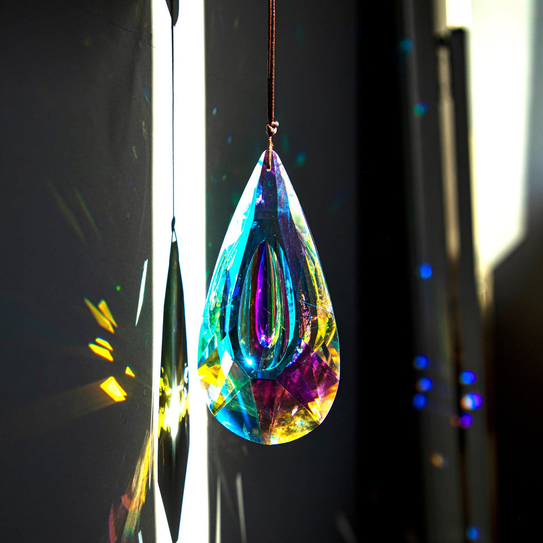 Olivenorma AB-Colorful Hanging Crystal Prism For Rainbow Light Effects And Decor Suncatcher - image 4