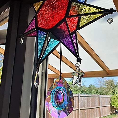 Olivenorma Hanging Chandelier Crystals Prisms Window Suncatcher - image 7