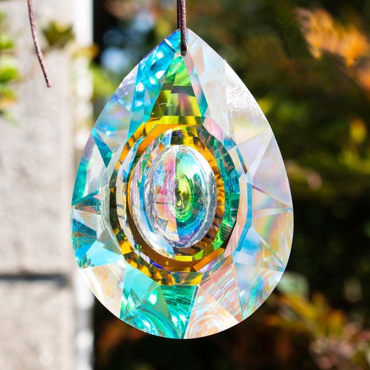 Olivenorma Hanging Chandelier Crystals Prisms Window Suncatcher - 89mm - image 0
