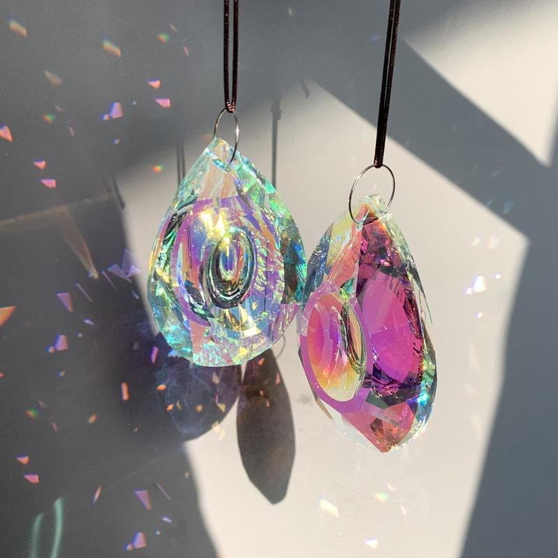 Olivenorma Hanging Chandelier Crystals Prisms Window Suncatcher - image 4