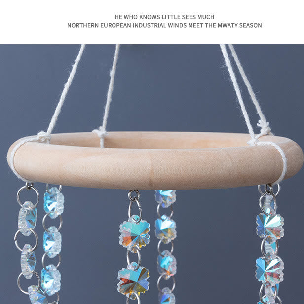 Olivenorma AB-Colorful Hanging Agate Crystal Suncatcher Wind Chime - image 12