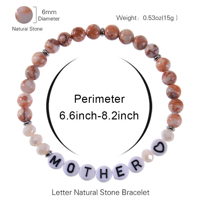Olivenorma Gifts For Best Mom Natural Stones Bracelet - image 12
