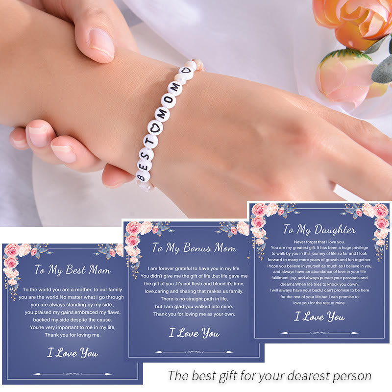 Olivenorma Gifts For Best Mom Natural Stones Bracelet - image 11