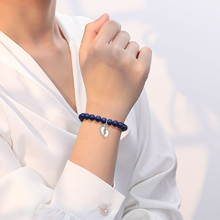 Olivenorma New Mom Gifts Natural Stone Beaded Bracelet - image 6