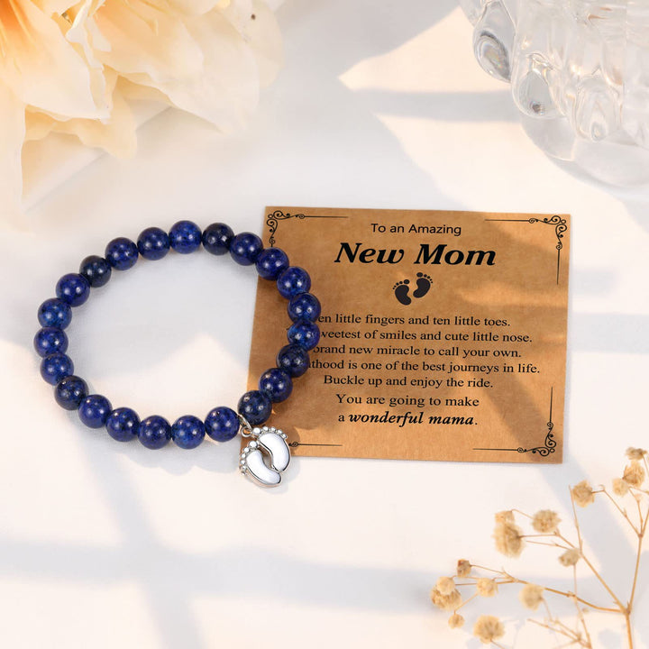 Olivenorma New Mom Gifts Natural Stone Beaded Bracelet - image 7