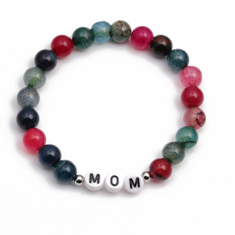 Olivenorma "MAMA" Colored Turquoise Beaded Bracelet - image 4