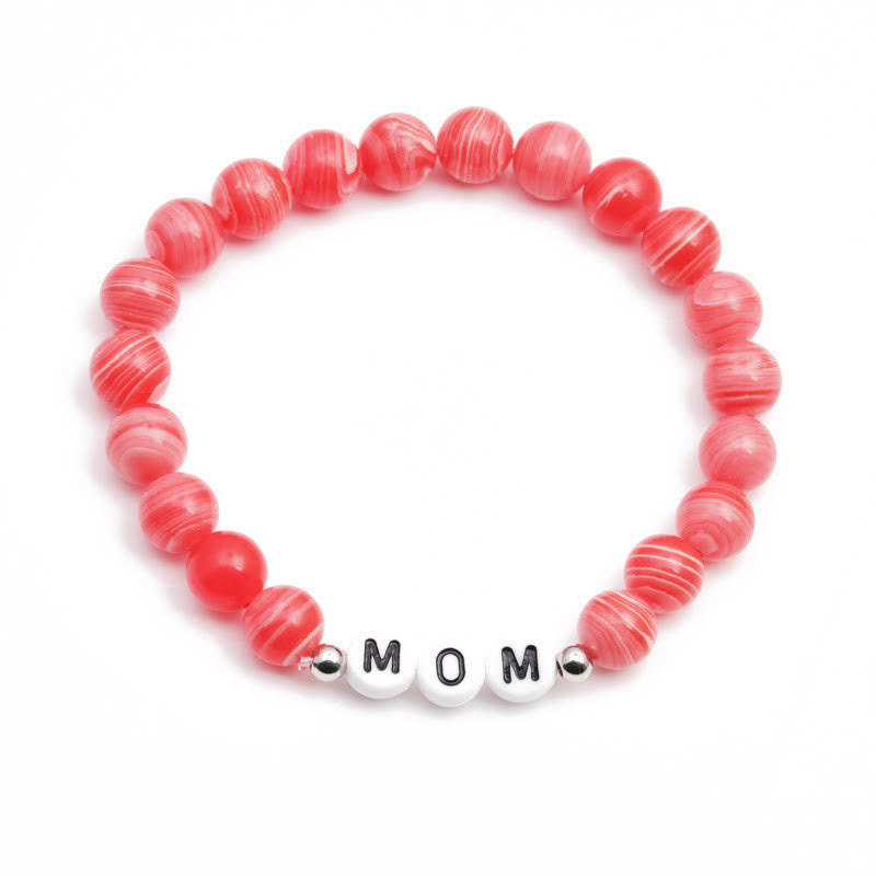 Olivenorma "MOM" Carnelian Beaded Bracelet - image 2