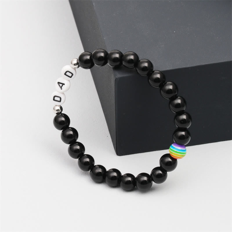 Olivenorma "DAD" Chakra Natural Stone Beaded Bracelet - image 18