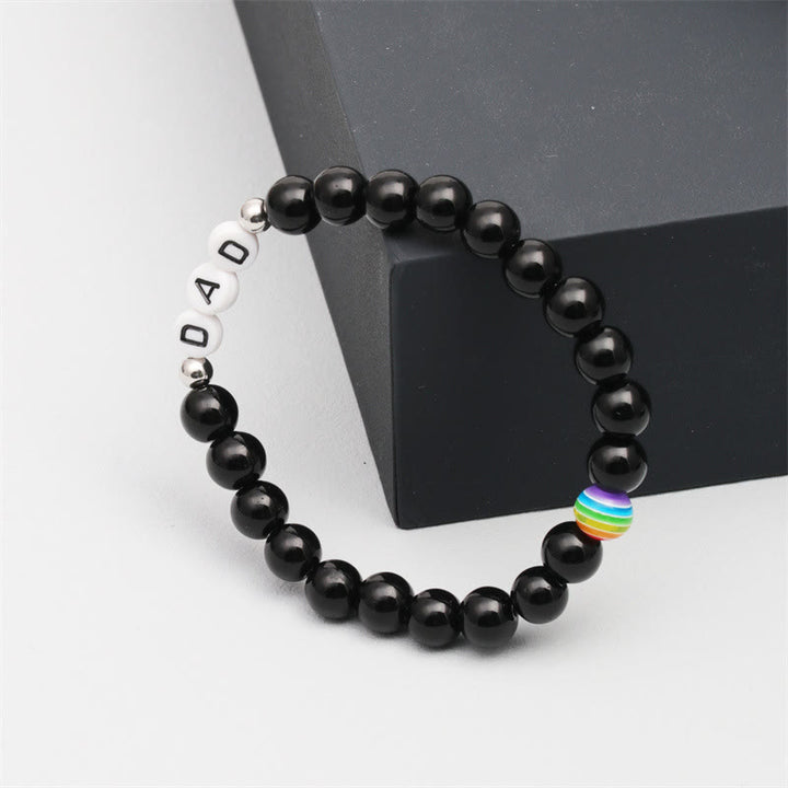 Olivenorma "DAD" Chakra Natural Stone Beaded Bracelet - image 18