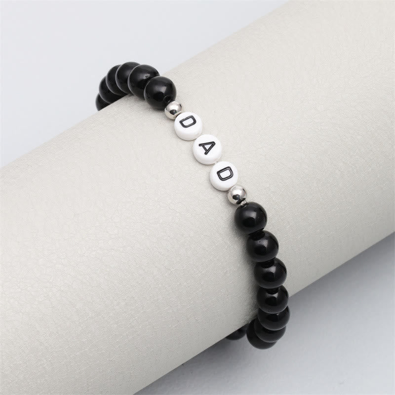 Olivenorma "DAD" Chakra Natural Stone Beaded Bracelet - image 19