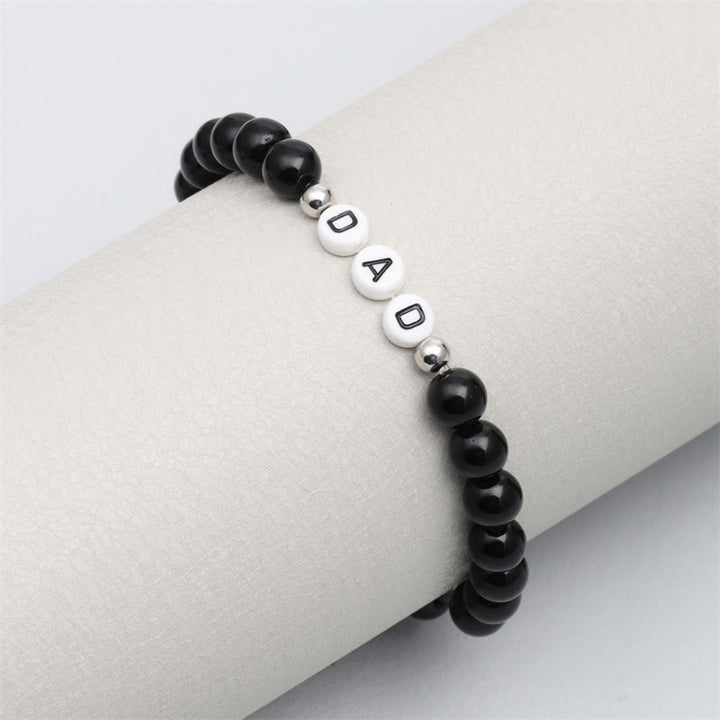Olivenorma "DAD" Chakra Natural Stone Beaded Bracelet - image 19