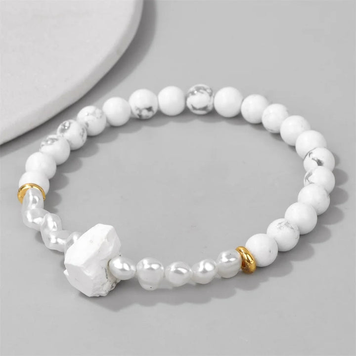 Olivenorma 6mm Irregular Natural Crystal Beads Bracelet - image 26