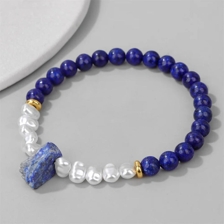 Olivenorma 6mm Irregular Natural Crystal Beads Bracelet - image 12