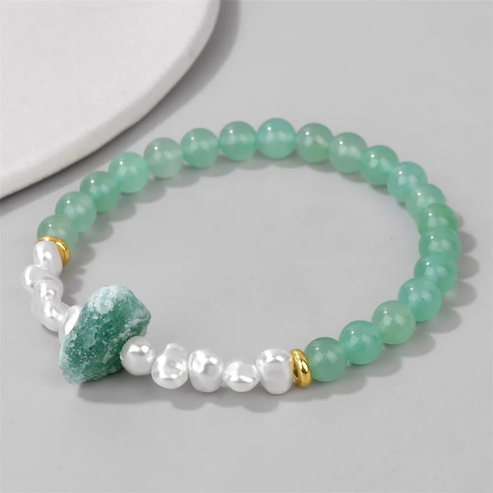 Olivenorma 6mm Irregular Natural Crystal Beads Bracelet - image 16