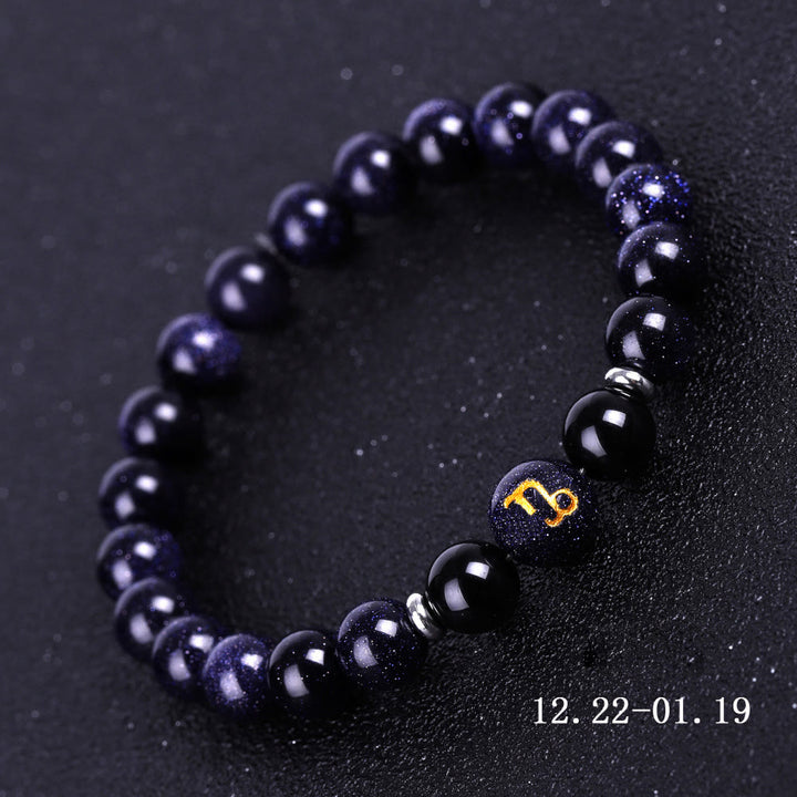 Olivenorma Blue Sandstone Zodiac Protection and Healing Bracelet - Capricorn - image 10