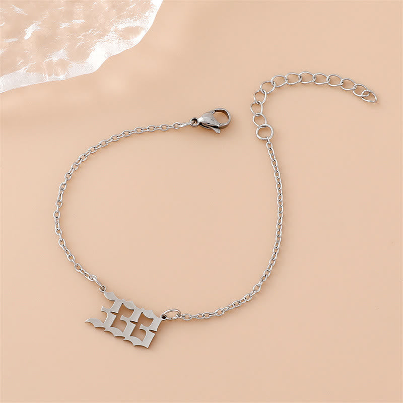 Olivenorma Angel Number Stainless Steel Bracelet - image 21