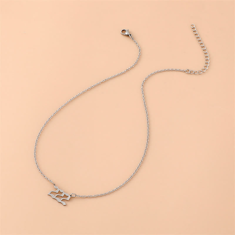 Olivenorma Angel Number Stainless Steel Necklace - image 21