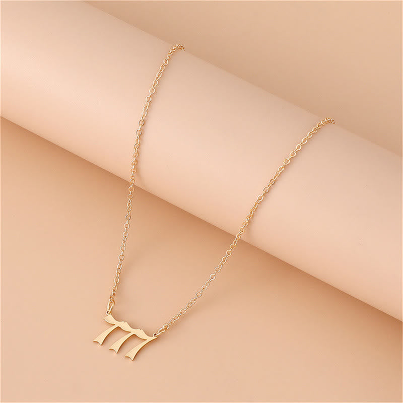 Olivenorma Angel Number Stainless Steel Necklace - image 22