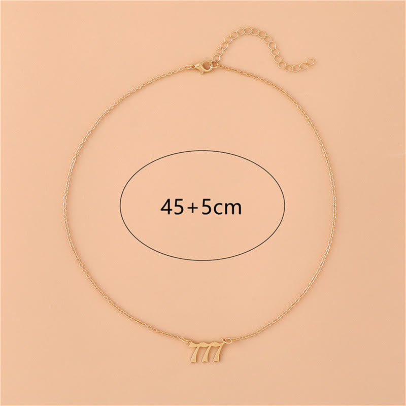 Olivenorma Angel Number Stainless Steel Necklace - image 23