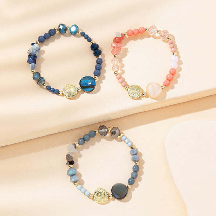 Olivenorma Natural Stone Agate Beaded Bracelet - image 9