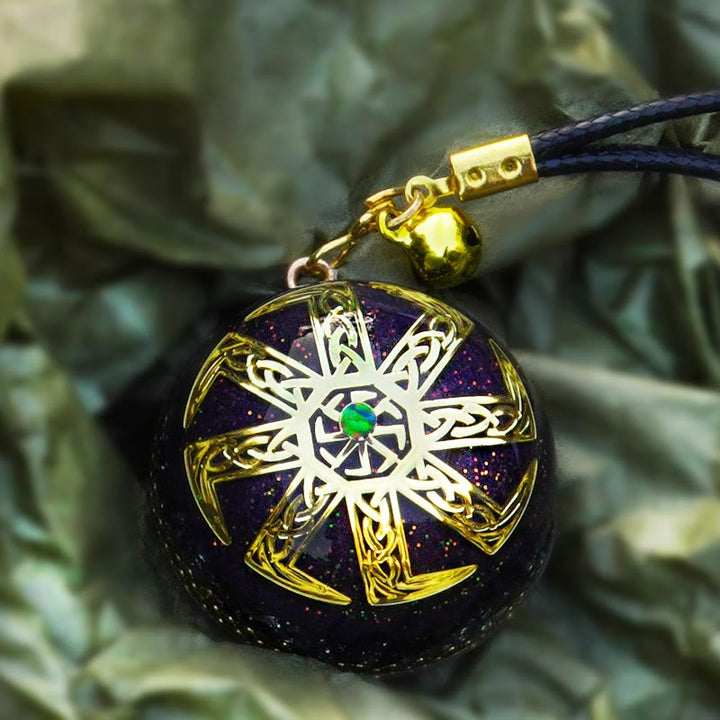 Olivenorma Lapis Lazuli Orgone Necklace - Beaded Rope - image 0