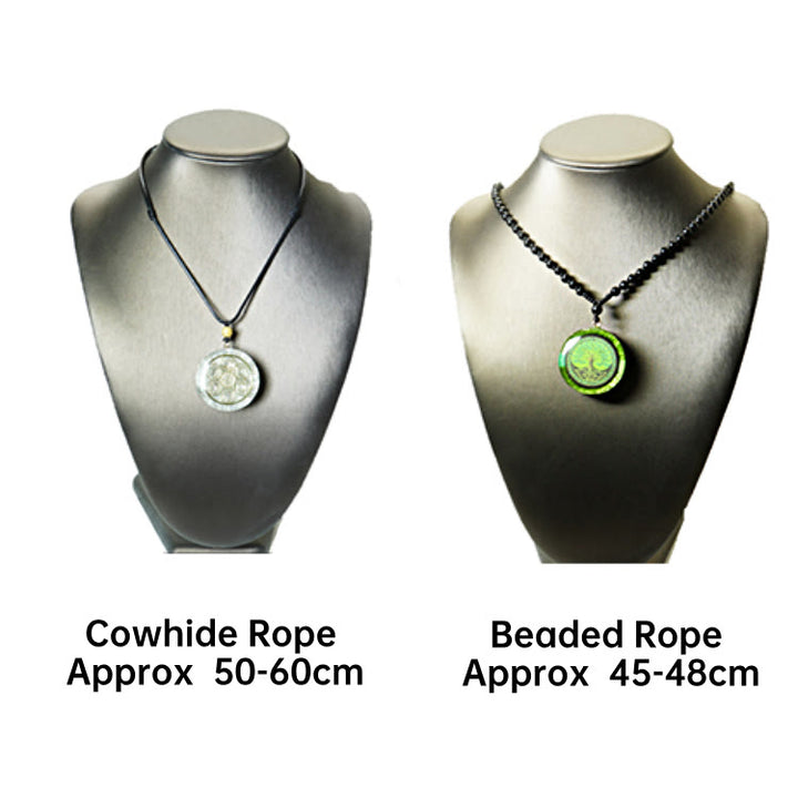Olivenorma Green Rutilated Quartz Fire Opal Necklace - image 5