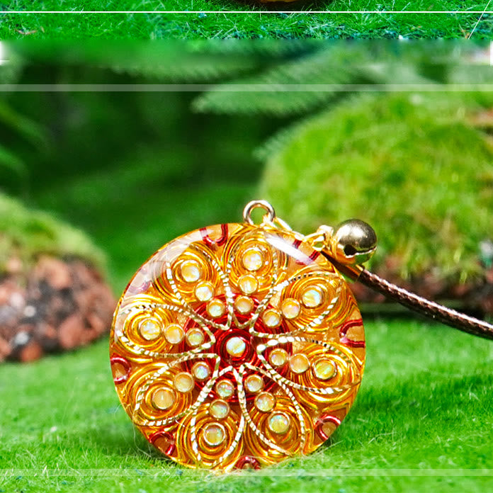 Olivenorma "Star Bright" Citrine Orgone Necklace - image 6