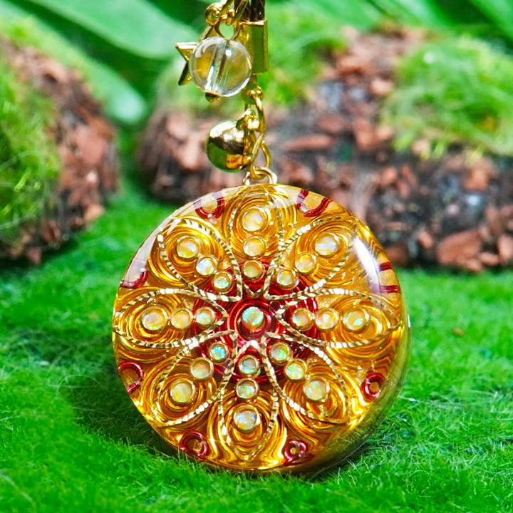 Olivenorma "Star Bright" Citrine Orgone Necklace - Metal Chain - image 0